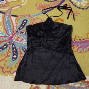 Silk White House Black Market formal top